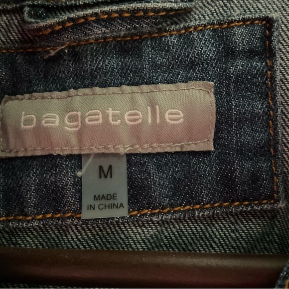 Bagatelle denim jacket with embroidered arms - Picture 2 of 4